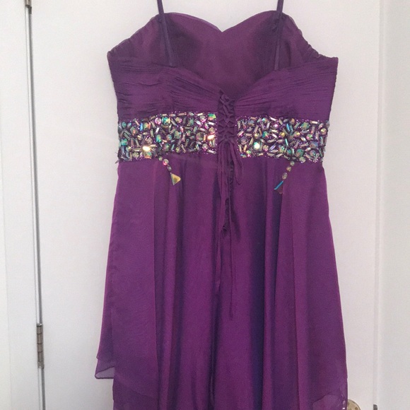 Purple special occasion dress - Picture 4 of 7